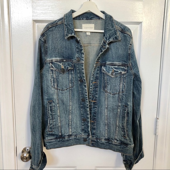 aeropostale denim jacket mens